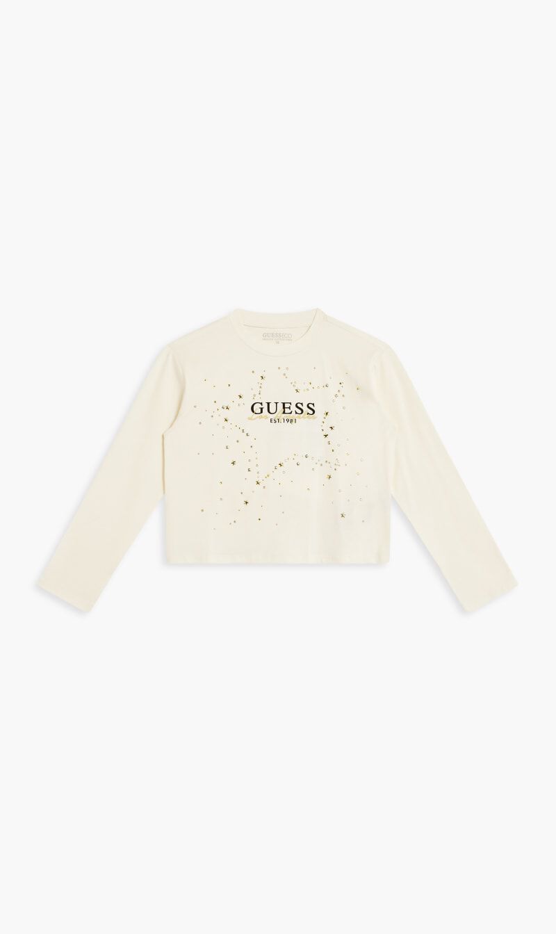 Buy GUESS Full Sleeve Designer T shirt for AED 75.00 The Deal Outlet