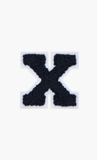 Chenille Varsity Letter 'X' patch