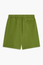 SWEAT SHORT LOGO MILITARY WHITE
