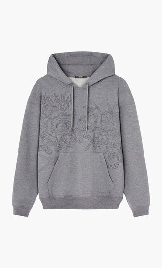 Barocco Sea Embroidered Hoodie