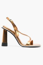 100 Metallic Leather Sandals