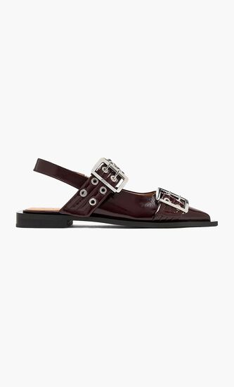 FEMININE BUCKLE BALLERINA NAPLACK