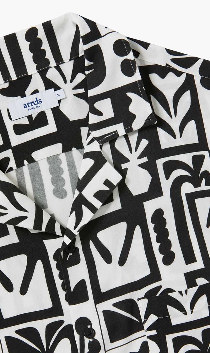 Shirt Black Blooming Shirt Black Blooming