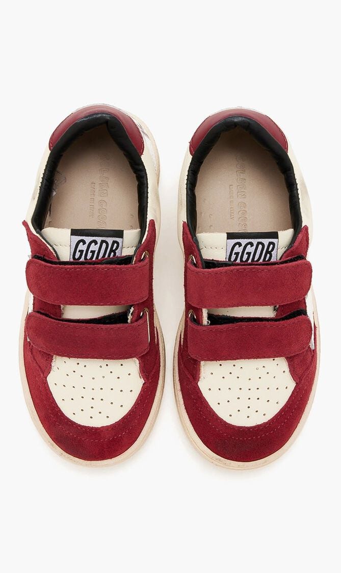 BALL STAR STRAP NAPPA UPPER VAMP AND TONGUE SUEDE TOE AND STRAP SHINY LEATHER STAR LEATHER HEEL CRAC