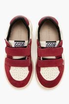 BALL STAR STRAP NAPPA UPPER VAMP AND TONGUE SUEDE TOE AND STRAP SHINY LEATHER STAR LEATHER HEEL CRAC