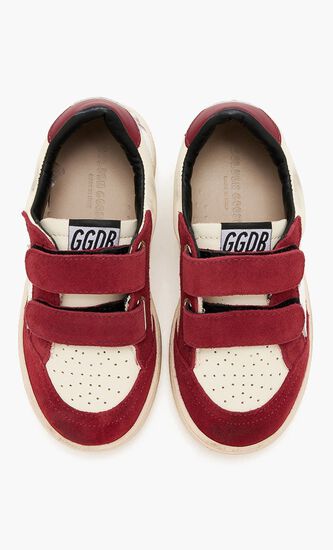 BALL STAR STRAP NAPPA UPPER VAMP AND TONGUE SUEDE TOE AND STRAP SHINY LEATHER STAR LEATHER HEEL CRAC