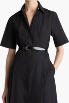 Cotton Short Sleeve Shirt Dress