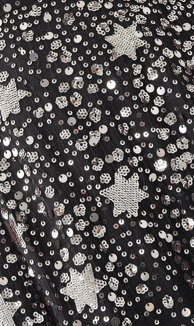 SHOOTING STARS CAPE ANKLE GOWN