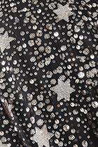 SHOOTING STARS CAPE ANKLE GOWN