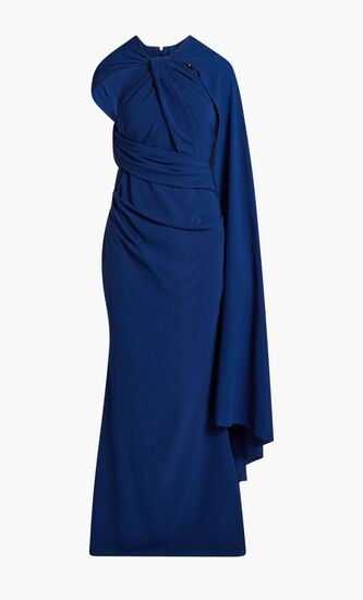 LONG DRESS - STRETCH CRESPINA