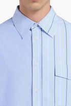 Bio Poplin Half and Half Shirt