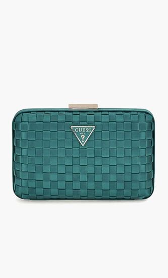 Twiller Woven Clutch