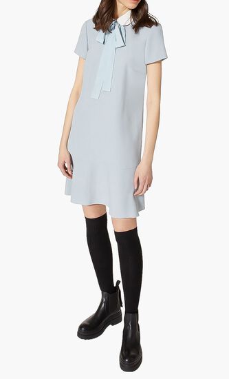 Collar Design Mini Dress