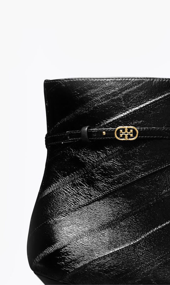 Double T Buckle Ankle Boot