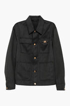 BLOUSON WOOL TWILL MOULINE FABRIC