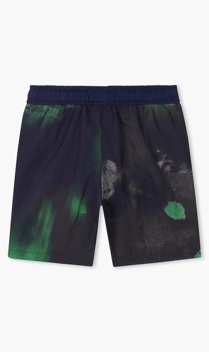 Logo Print Swim Trunks