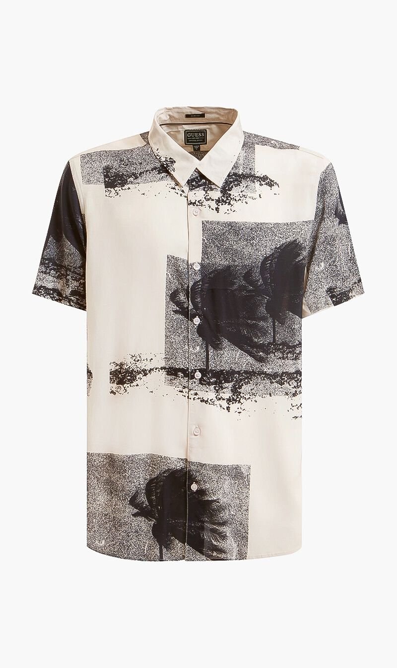 Guess black and white shirt outlet
