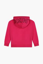 Logo Embroidered Cotton Hooded Sweatshirt