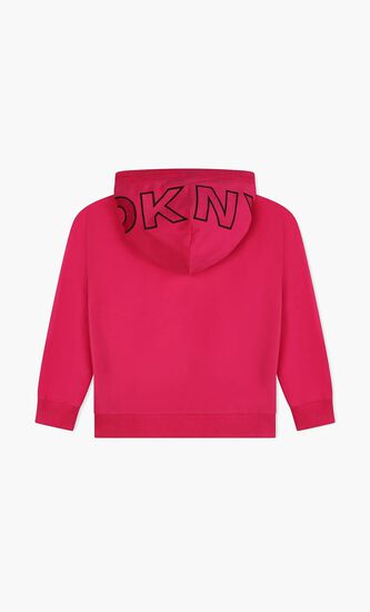 Logo Embroidered Cotton Hooded Sweatshirt