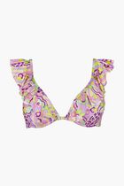 Flowers Lizzy Bikini Top