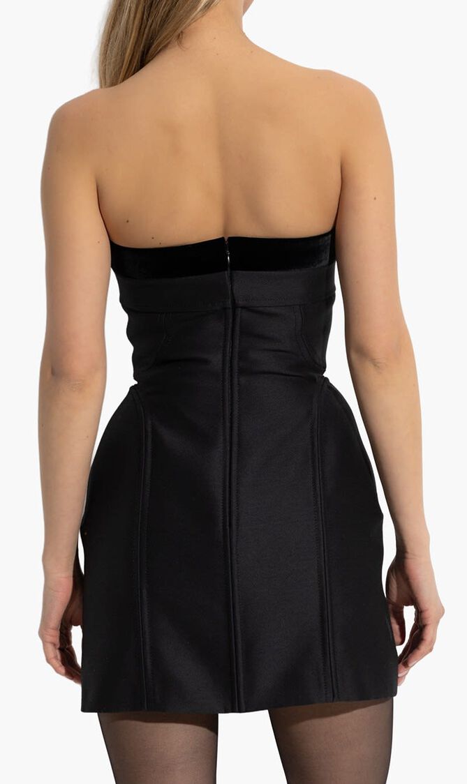 Couture Strapless Mini Dress