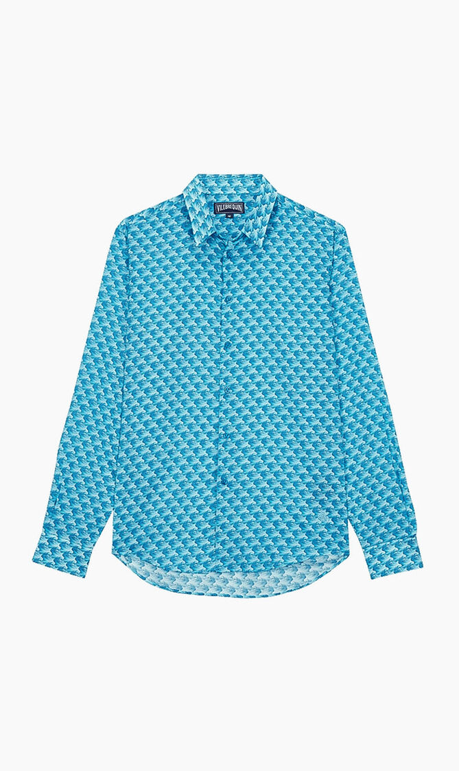 Printed Wave Shirt