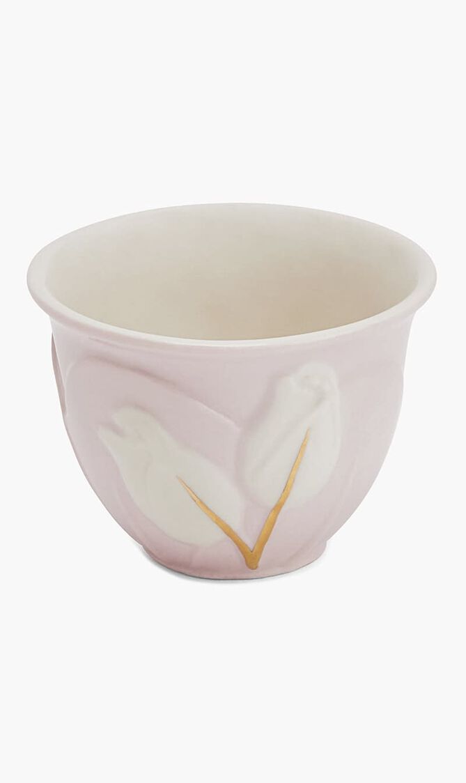 Tulip Arabic Coffee Cup Pink