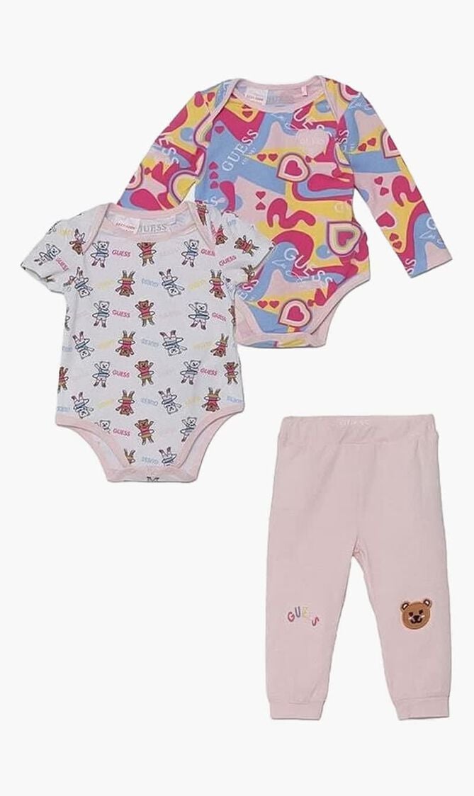 3 Piece Bodysuit Set