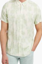 SS ECO RAYON SHADOW BOX SHIRT