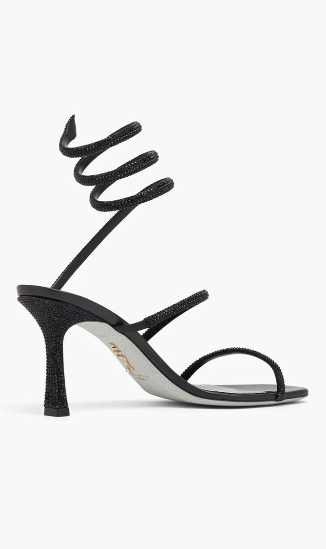 BLACK SATINJET STRASS