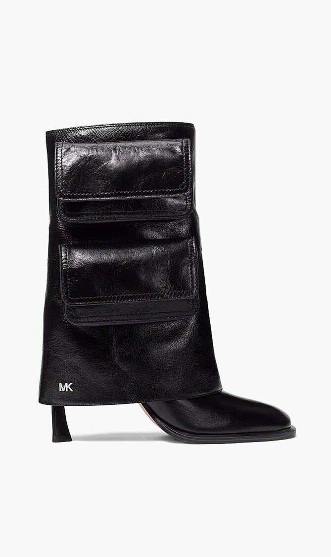 Dakota Leather Cargo Pocket Boots