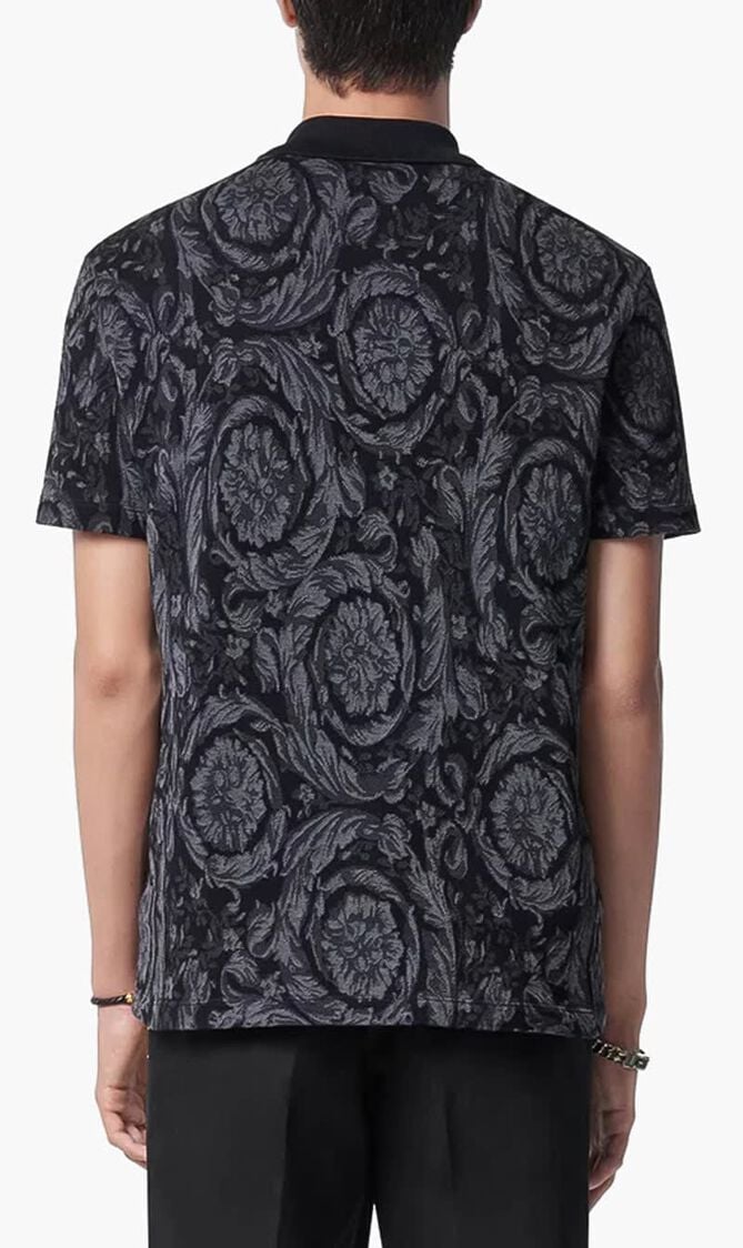 POLO BAROCCO JACQUARD PIQUET FABRIC