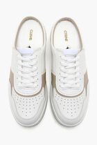 MULE WHITE BROWN LEATHER LADIES