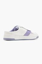 MULE WHITE PURPLE LEATHER LADIES