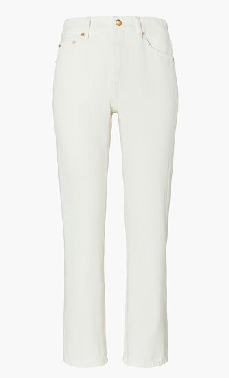 Mid Rise Cropped Jeans