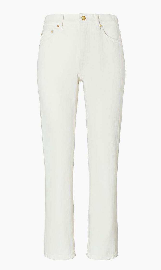 Mid Rise Cropped Jeans