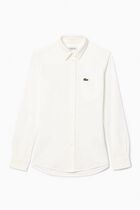 Cotton Pique Shirt with Pocket