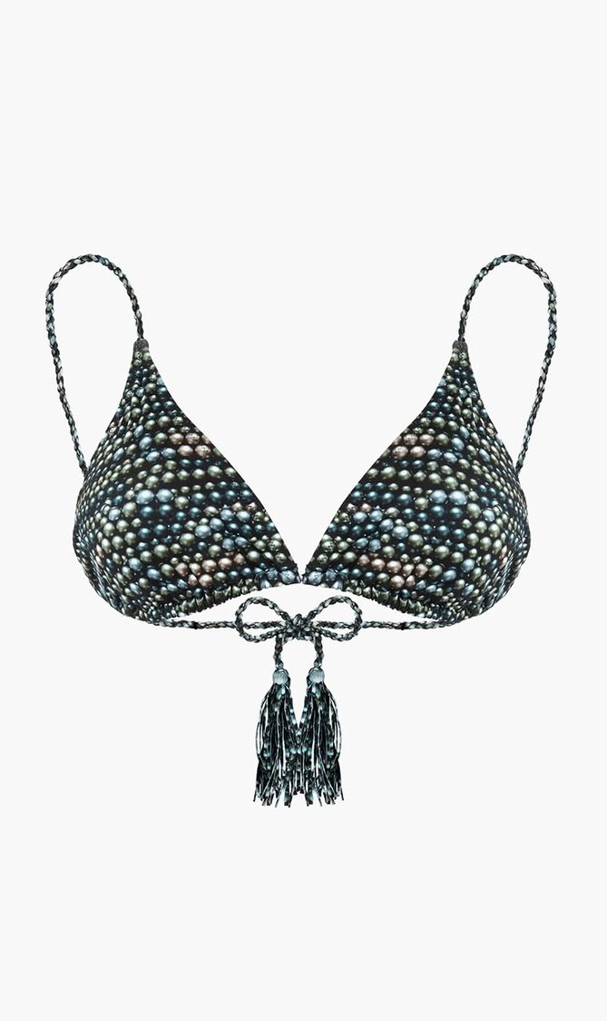 Pearl Triangle Bikini Top