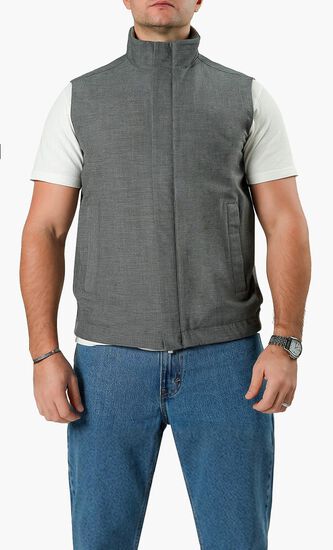 ANGELO KAHEL VEST GRAY YLK 7501