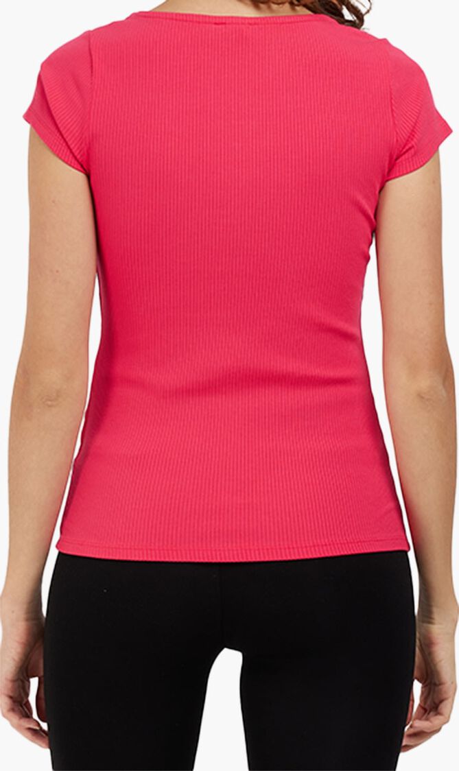 Karlee Jewel Button Henley T-shirt