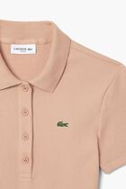Slim Fit Ribbed Cotton Polo Shirt