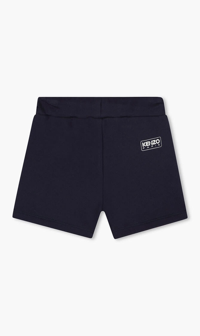 Kids Younger Boys Navy Blue Logo Shorts
