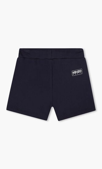 Kids Younger Boys Navy Blue Logo Shorts