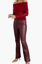 Vegan Leather Trousers