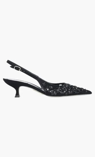 BLACK SUEDEJET STRASS