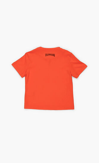 Embroidered Turtle Swim T-Shirt