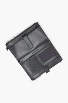 Jet Set Metallic Logo Jacquard Wristlet