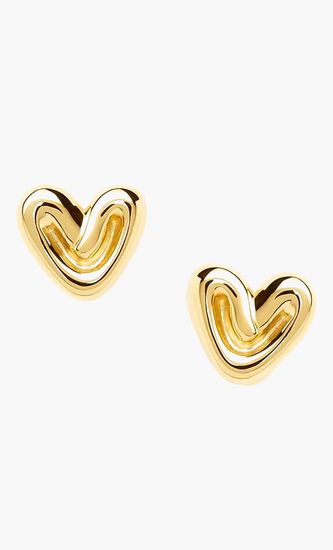 Puffy Heart Mini Stud Earrings