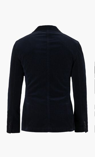 Slim Fit Rib Velvet Stretch