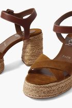 Calakala 70 leather and suede espadrille